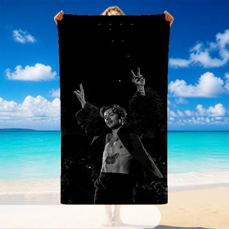 Harry Styles Beach Towel, Soft Large Absorbent Towel For Beach Swimming Pool Travel Vacation