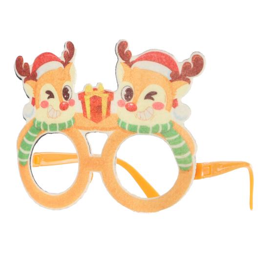 Рождественские очки, праздничные очки для вечеринок, оправа, мультяшный Санта-Клаус, снеговик, снежинка, елка, очки для лося, реквизит для фотосъемки для детей и взрослых
