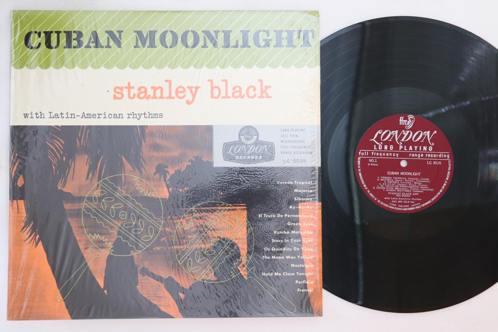 Виниловая пластинка STANLEY BLACK - Cuban Moonlight LC3035 LONDON Япония Джаз Б/у