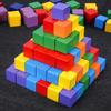 Three Colourful Dimensional Square Building Blocks Early Educational Kids Toys