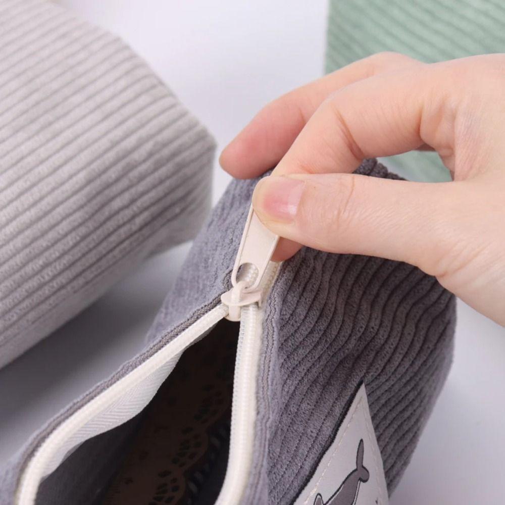 Cute Shark Pen Bag Large-capacity Pen Box Multifunctional Stationery Organizer  Students