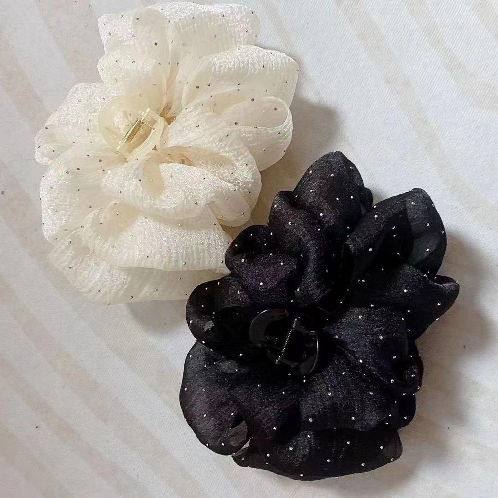 Большая сетчатая шпилька с бантом, темперамент, элегантные женские заколки для волос, головной убор, модная заколка, женские аксессуары для волос