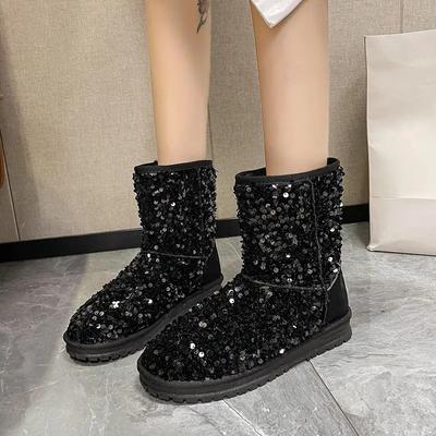 Женская обувь, сексуальные полувысокие женские зимние сапоги для стриптиза, до середины голени, со стразами, зима 2024, новинка, весна-осень, распродажа, Gyaru, горячая