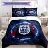 England Football Printed Bedding 3 Piece Set Cozy Breathable Bed Cover Set as Housewarming Holiday Gift