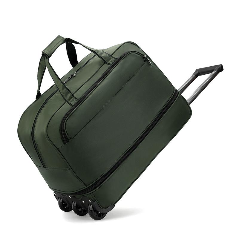 Новая Модная Сумка-тележка Тканевая сумка Оксфорд Большая Вместимость Складная Водонепроницаемая и Износостойкая Для Путешествий на Короткие Расстояния Унисекс Сумка для Хранения