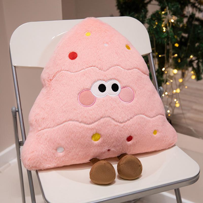 Очаровательная плюшевая кукла-подушка в виде рождественской елки, мягкая игрушка для детей, праздничный домашний декор, подарок