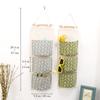 3 Pockets Hanging Organizers Smudge-proof Hanging Storage Bag Wall Mounted Clocollection Organizer Bear Flamingo Sundries Bags Home Decor