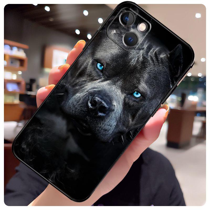 Pit Bull Lovely Dog Pitbull Case For iPhone 14 Pro Max 16 15 11 12 13 17 Pro Max mini 15 16 Plus 16e 17 Air Phone Cover