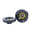 Bakelite Round Handwheel Handle with Inner Wave Pattern, Set Screw, 63mm Rotation, 8mm Shaft, Machine Tool Accessory.