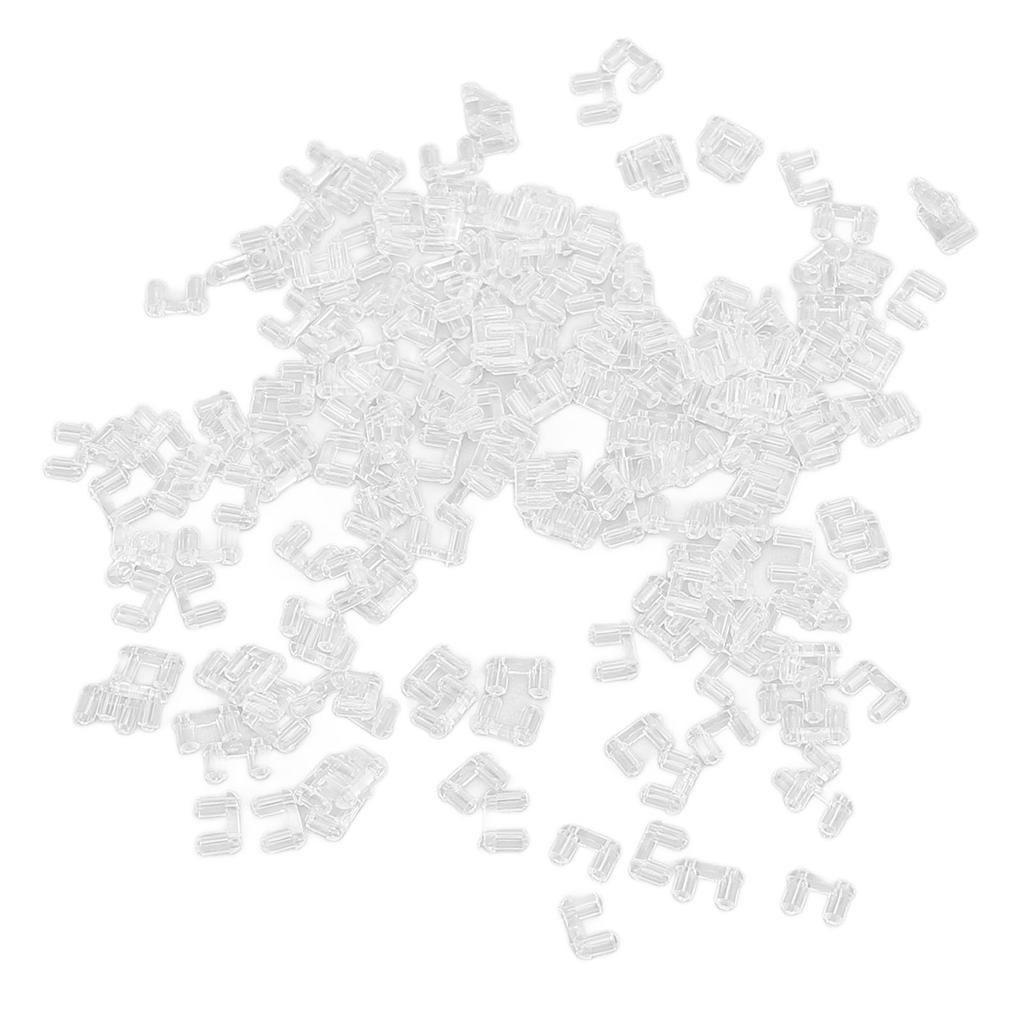 200 шт. компрессионные чехлы для очков без оправы прозрачные пластиковые аксессуары для фиксации инструменты оправы без оправы Mou