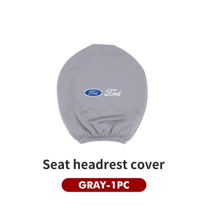 KKHK4 Car Seat Headrest Cloth Protector Cover Cushion Accessories For Ford Fiesta Ranger Mondeo Escape Ecosport Fusion Explorer