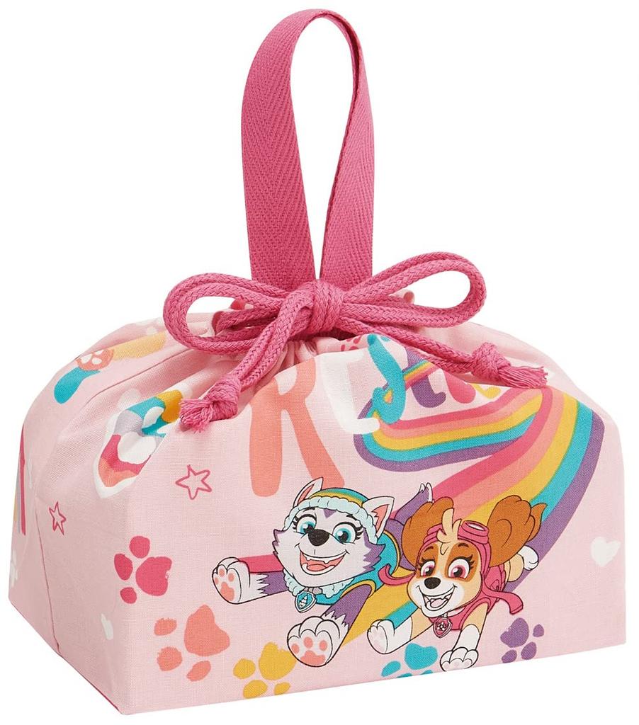 Skater Children's Lunch Drawstring Bag, Paw Patrol Rescue, Made In Japan, KB7-A