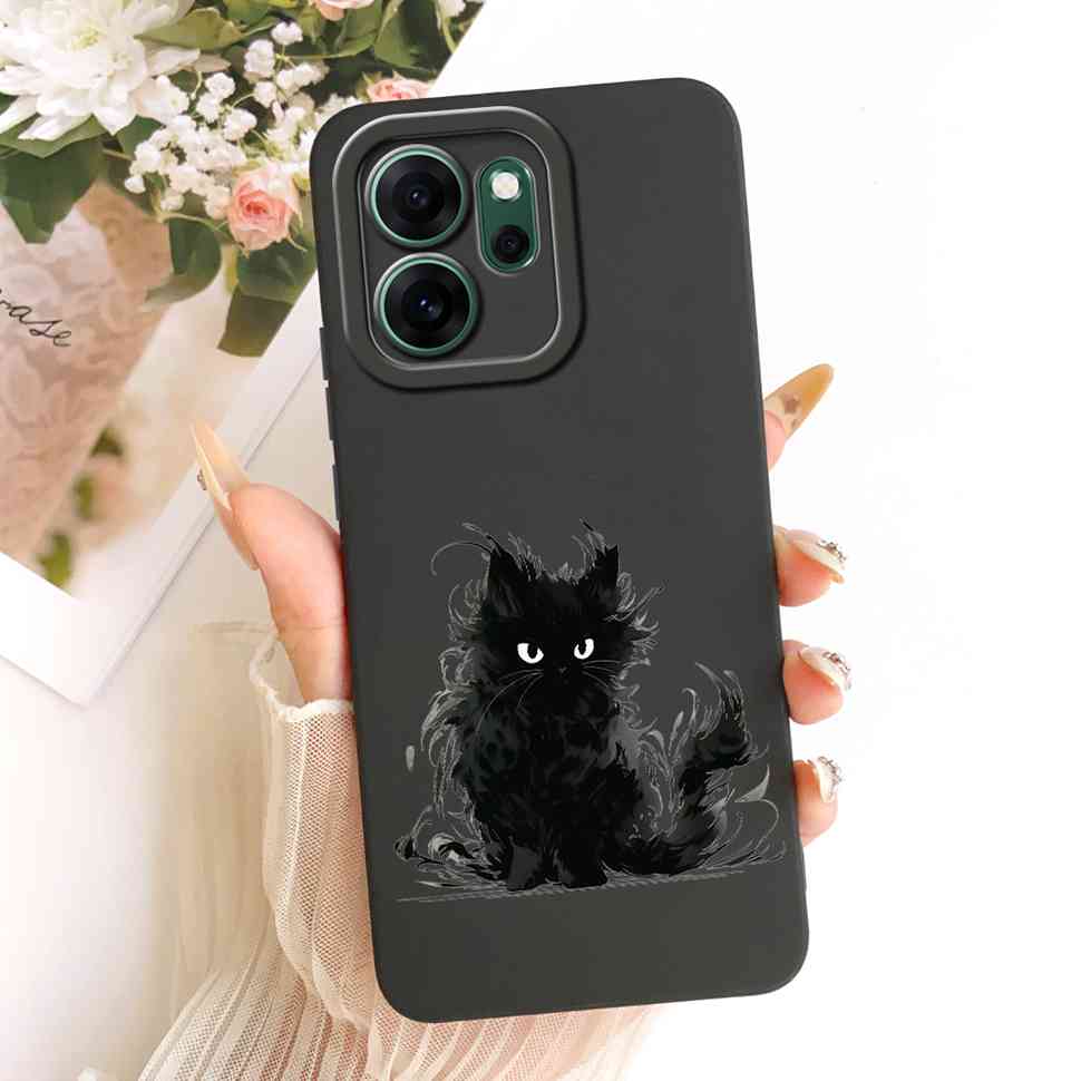 Чехол For OPPO Reno 14F 5G Чехол Кот Дракон Защита Камеры Задняя Крышка Для OPPO Reno14F Reno14 F CPH2743 5G Coque