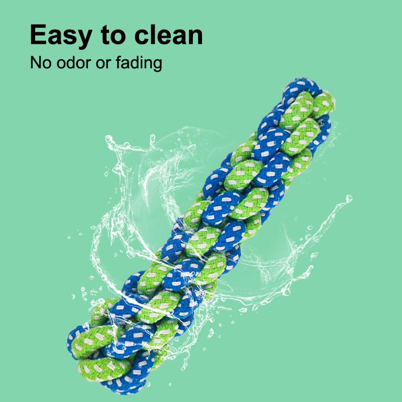 Игрушка для собак Nibble Pet Puppy Tooth Cleaning Knot Игрушки для дрессировки собак Прочные игрушки для собак Веревка для скрежета зубов Pet Cotton Rope