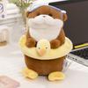 Adorable Ussou Sauce Water Otter Plush Keychain Doll Super Soft Comfort Toy Gift