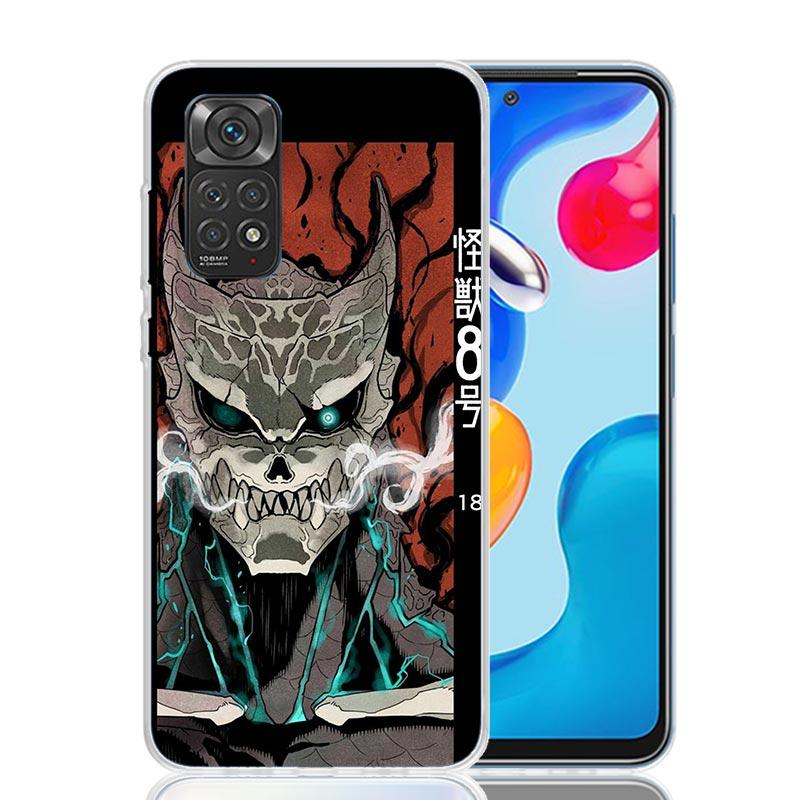 Kaiju No. 8 Anime Phone Case For Xiaomi Redmi Note 13 14 15 Pro Plus 12S 12 14S 11S 11E 10 10S 11 11T 5G 4G Cover Coque Redmi No