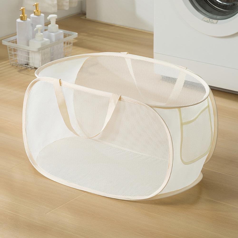Складная корзина для белья, органайзер для грязной одежды, сетчатая сумка для хранения одежды в ванной, бытовая настенная корзина, каркас