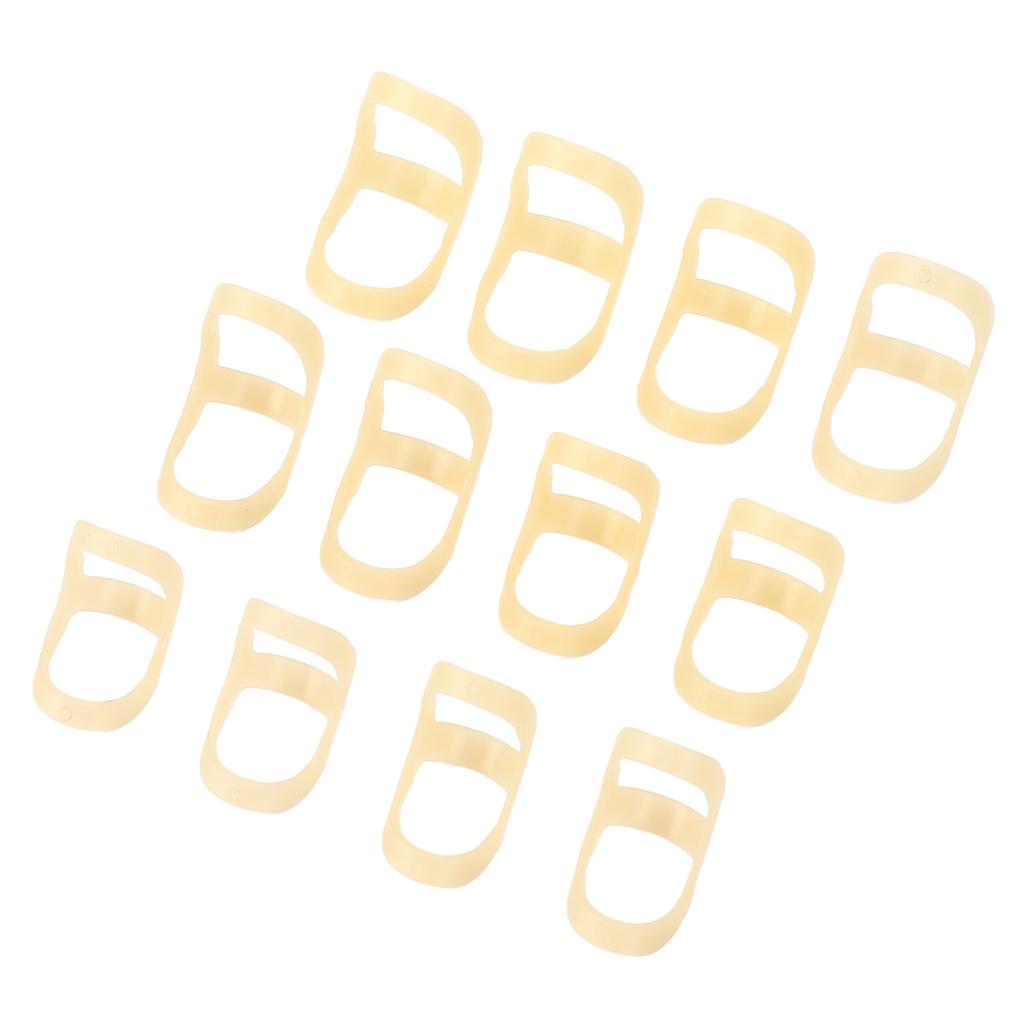 12 шт. Овальная шина для поддержки пальцев 6 размеров, выпрямитель для триггерного пальца, для молоткообразного артритного изгиба