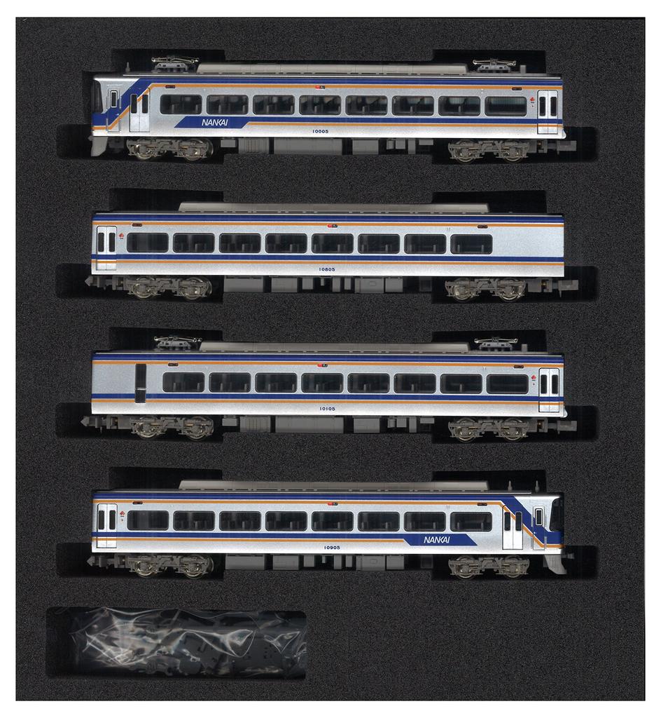 Green Max N Gauge 30562 Nankai 10000 Series Southern Intermediate Modified Car Painting Additional Formation Set No Power Painted Complete Product
