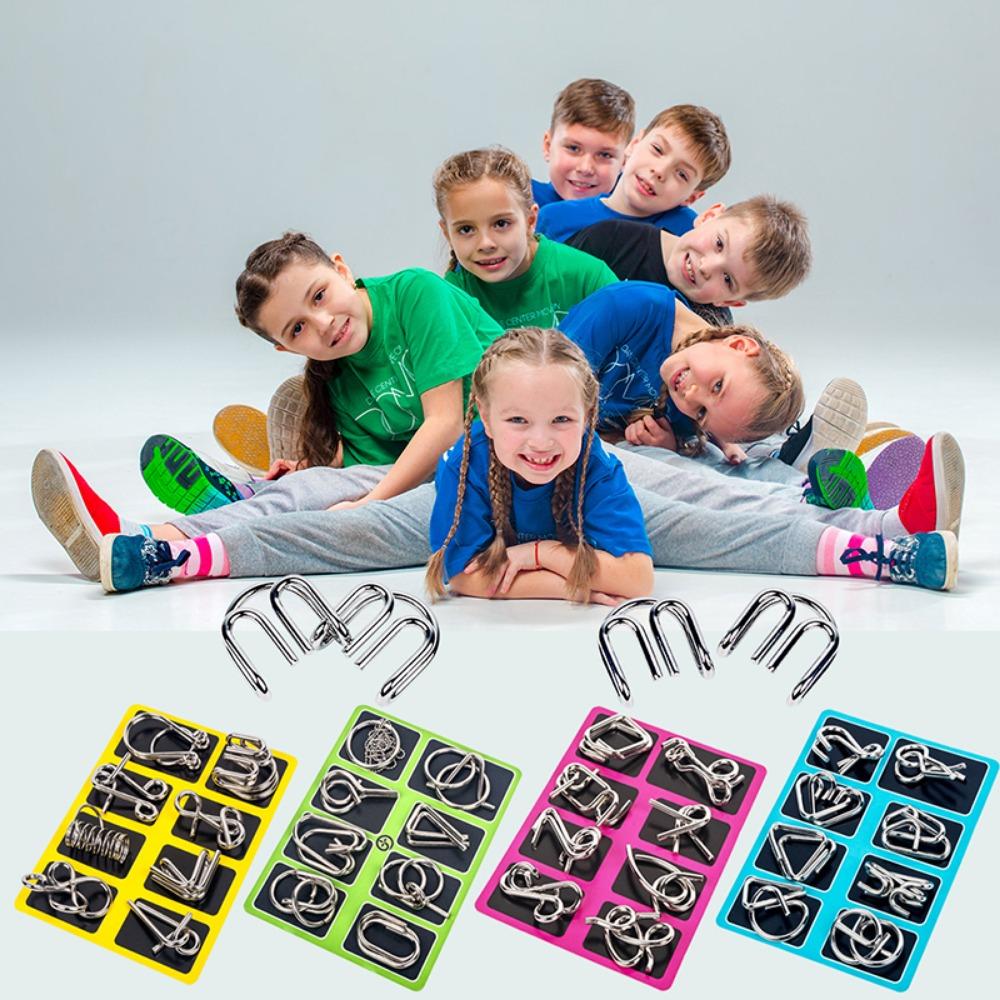 Wire Cognition Games 3D Montessori Puzzle Brain Teaser Puzzles Interactive Games Developmental Toys