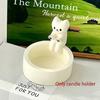 Cartoon Kitten Candle Holder, Kitty Warming Its Paws Cute Scented Light Holder, Cat Candle Holder With Warming Cat Paws, Gift For Cat Lover - Pjun