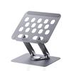 Elecom Laptop Computer Stand with Stepless Angle Black Stand, Adjustment, 360° Rotation, Foldable, (PCAWLTSFA360BK)