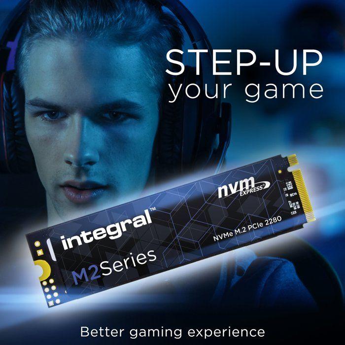 INTEGRAL - M.2 2280 NVMe PCIe Gen3 x4 - SSD interne - 512 Go - M.2 2280