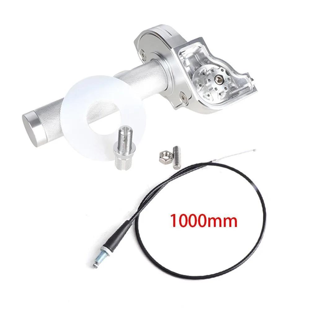 22mm 7/8" Accelerator Throttle Twist Grips with Throttle Cable CNC Aluminum For 50cc-250cc Dirt Bike CRF KLX SSR TTR Quad