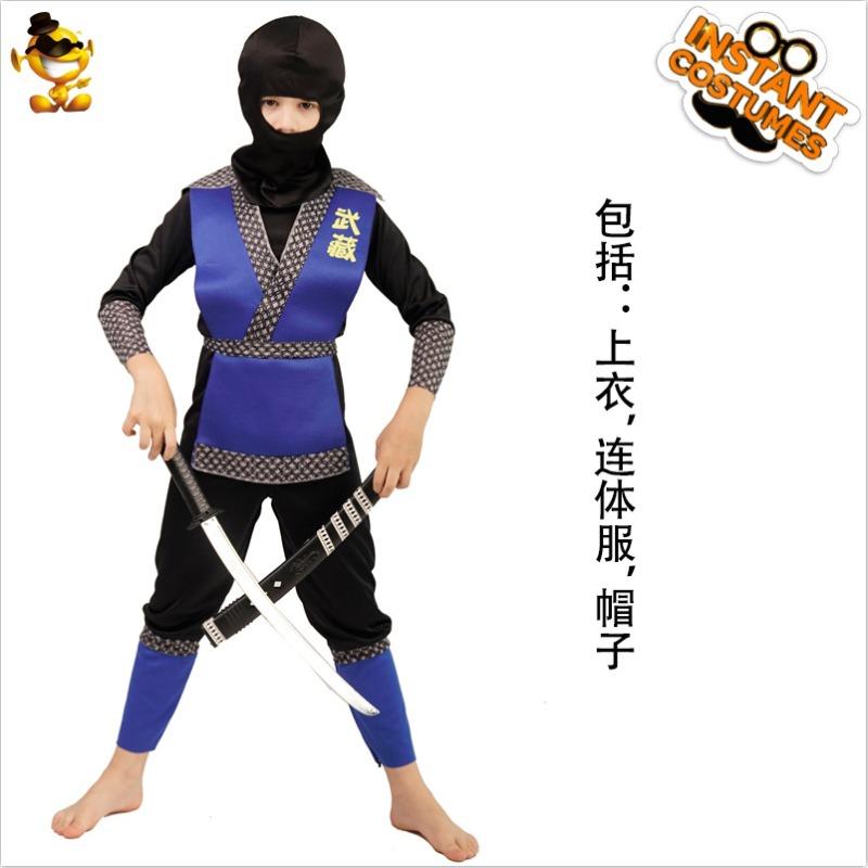 Детский костюм ниндзя на Хэллоуин косплей косплей детские костюмы для шоу ниндзя детский костюм ниндзя