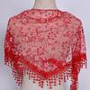 1Pc Women  Triangle Wrap Lady Shawl Flower Lace Scarf Shawls
