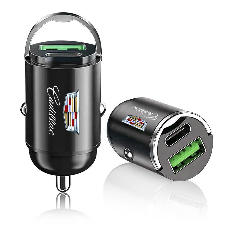 Автомобильное быстрое зарядное устройство USB Type-C Адаптер для зарядки Аксессуары Для Cadillac XT5 XTS CTS BLS SLS DTS SRX Escalade Tiburon Deville