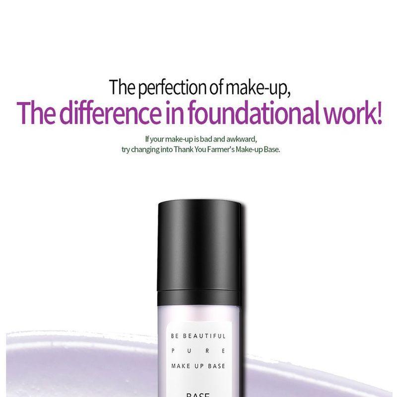 THANK YOU FARMER Be Beautiful Pure База под макияж SPF30 PA++ 40 мл (фиолетовый)