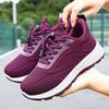 Mom Shoes Autumn Cotton Mouth Walking Shoes Flying Woven Breathable Casual Shoes a Women's Shoes Lightweight and Comfortable Mesh Shoes