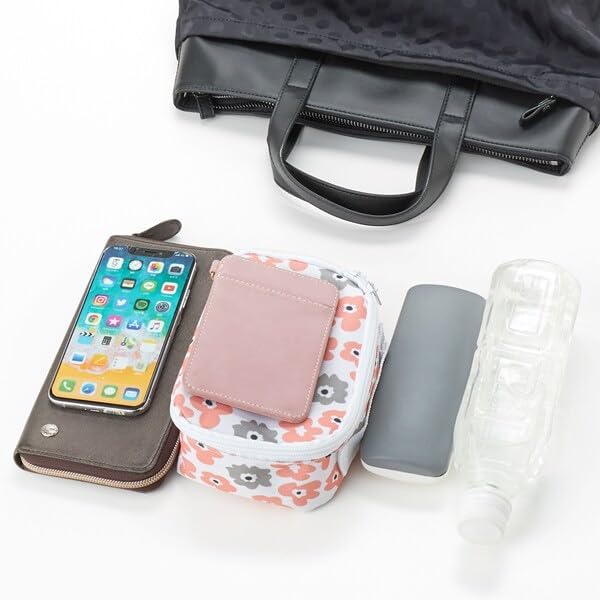 Tote Dot Recycled Leather Tote Navy [Isaac] Bag, Water-repellent Jacquard, Combination, 2-way Bag, 1000713SC, (66)