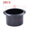 2 шт. ABS пластик черный многофункциональный подстаканник для салона автомобиля для дивана, лодки, RV, дивана, автомобиля