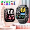 2025 New 1.85-inch Men Women's Smartwatch with Answer/100 Sports Modes/Message Reminder, IP67 Waterproof Fitness Tracker for Android Iphone Devices
