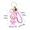 Funny Finger-guessing Game Keychain Creative Rabbit Pendant Face-changing Keyring  Backpack Decor