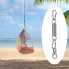Hammock Hanging Kit with 2 Carabiner, Snap Hooks Heavy Duty 500 Capacity,Swing Spring for Swinging