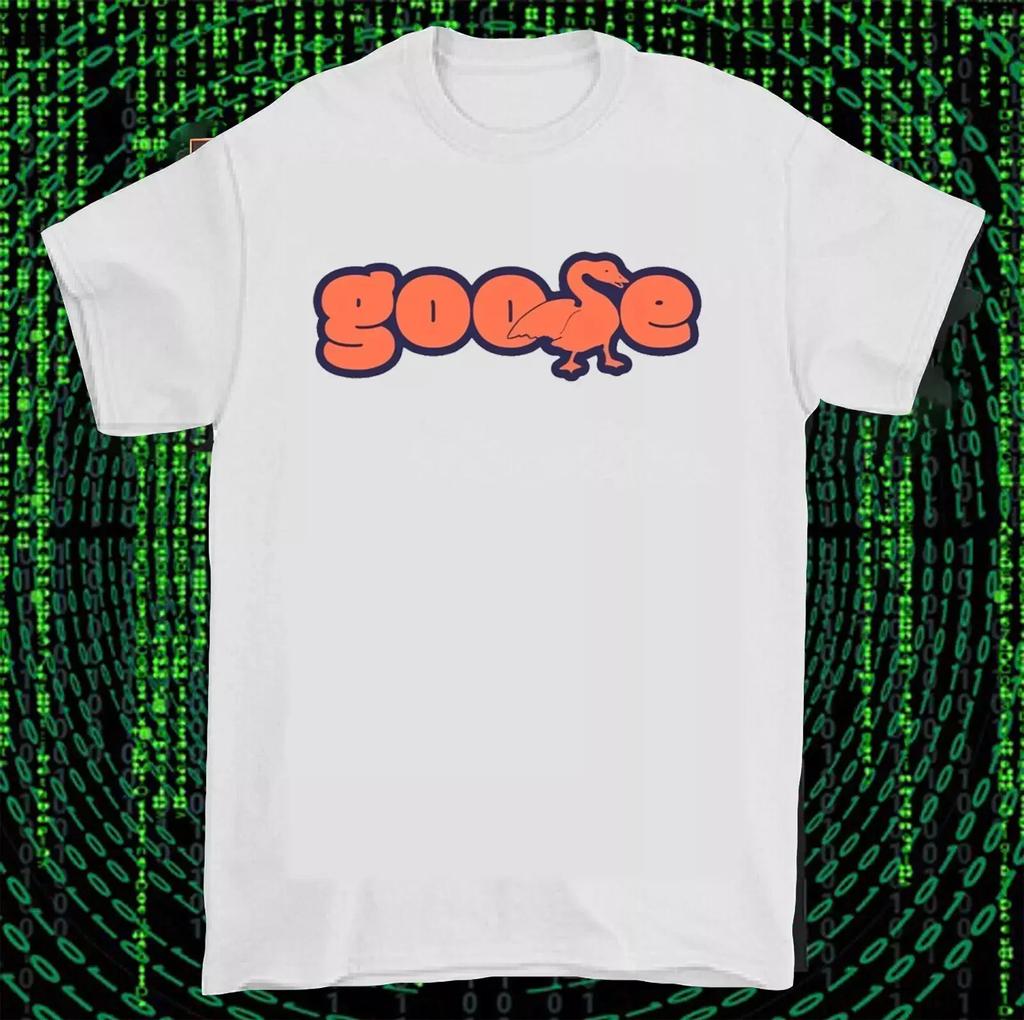 goose band logo legend 100% Cotton T-shirt Mens Tees Top White All Size S-5XL Cotton