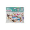 30 Autocollants - Mousse EVA - Cosmonaute - Dorures