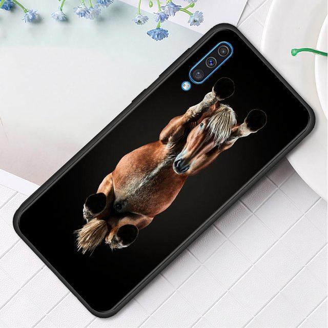 Силиконовый чехол для телефона Samsung Galaxy A50 A70 A10 A20e A30 A40 A20s A10s A10e A80 A90 A60 A30s, чехол с изображением бегущих лошадей