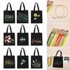 Artcraft DIY Flower Pattern Carrying Bag Cross Stitch Embroidery Kit Canvas Bag