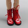 Heart Birthday Gifts Doll Accessories Toys PU Leather Shoes 1/6 Doll Shoes Doll Boots