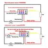 DC 100V 10A MiNi Voltmètre ampèremètre Panel Amp Volt Gauge Double LED rouge, bleunumérique