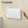 Складная настенная полка, экономящая место, складная стойка для хранения, держатель для телефона без перфорации, лоток для хранения маршрутизатора Wi-Fi, органайзер для ванной комнаты