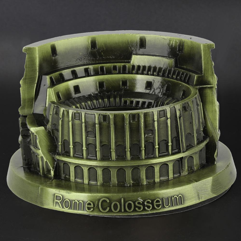 Alloy Roman Colosseum Model Desktop Display Ancient Rome Decor Home Decoration
