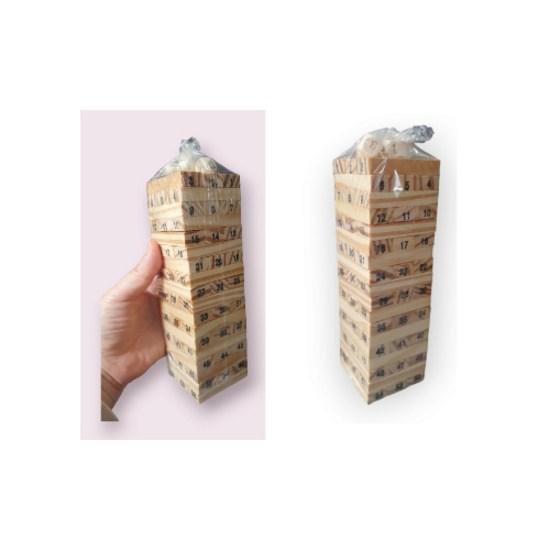 Flashy mall 54p mini Jenga число деревянная обучающая игра настольная игра, популярная корейская игра