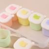 8-Grid Soup Ice Grid with Scales with Lid Food Meal Molds Freezer Ice Cube Molds  Baby Food Storage