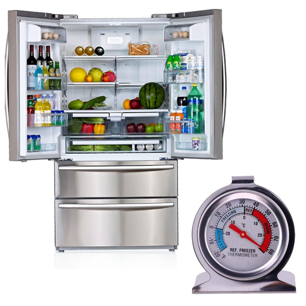 Термометры для холодильника с большим циферблатом, термометр для холодильника и морозильника с крючком