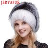 Женская зимняя шапка из меха лисы